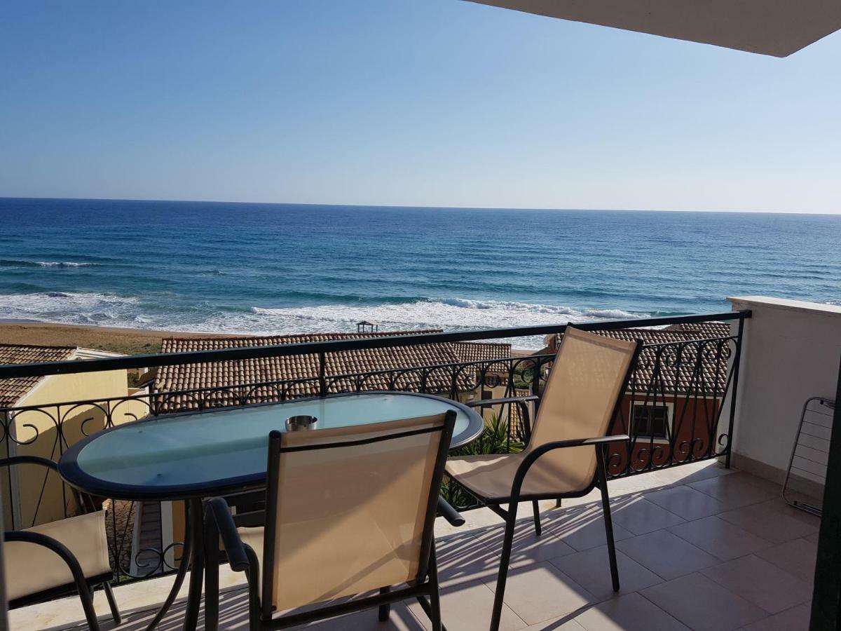 Corfu Glyfada Menigos Beach Apartments Ngoại thất bức ảnh